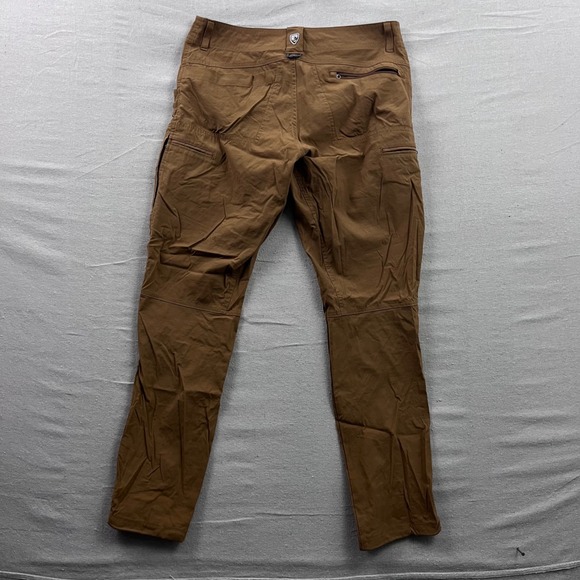 Kuhl Mens Hiking Pants 32x32 Tobacco Brown Technical Outdoor Trekking Trousers - Picture 3 of 7